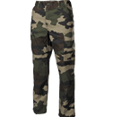 Camouflage cargo trousers