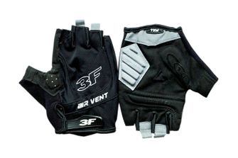 3F Vision Cycling Gloves Air vent, black