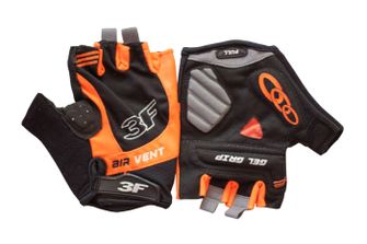3F Vision Cycling Gloves Air vent, orange