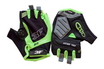 3F Vision Cycling Gloves Air vent, green