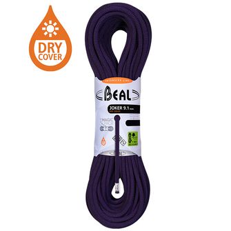 Beal climbing rope Joker Unicore 9.1 mm, purple 60 m