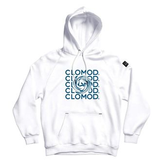 CloMod Hoody "twirl", White