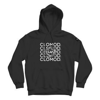 CloMod Hoody "twirl", Black