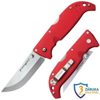 Cold Steel Finn Wolf Red Handle Folding knife (AUS8A)