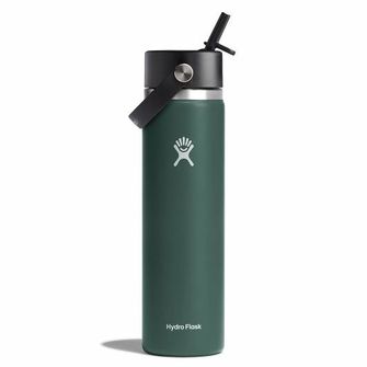 Hydro Flask Wide thermo bottle with straw 24 OZ Wide Flex Straw Cap, fir