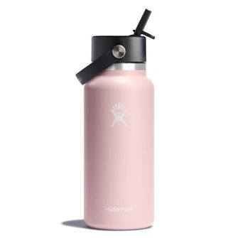 Hydro Flask Wide thermo bottle with straw 32 OZ Wide Flex Straw Cap, trillium