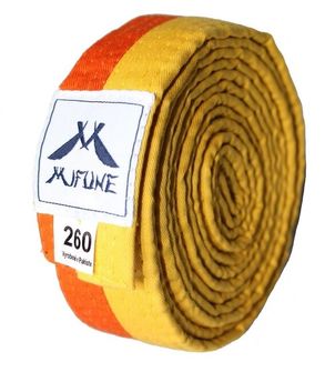Katsudo mifune belt yellow-orange