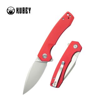 KUBEY Folding knife Calyce Drop Pt. Red