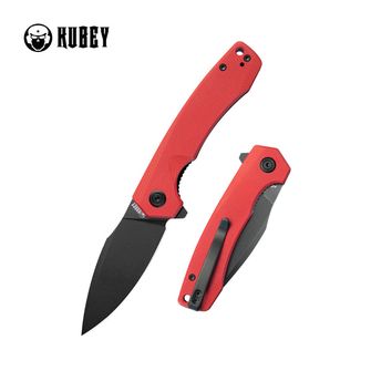 KUBEY Folding knife Calyce Drop Pt. Red/Black
