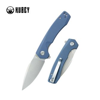 KUBEY Folding knife CalyceDrop Pt. Blue