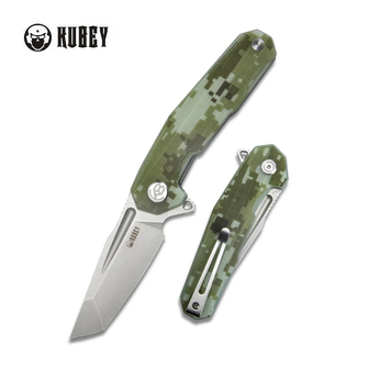 KUBEY Folding knife Carve, steel AUS 10, Camo