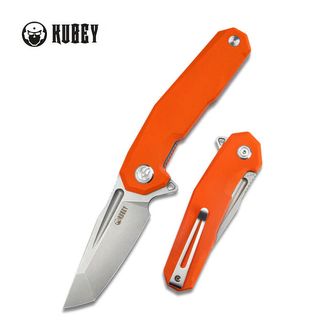 KUBEY Folding knife Carve, steel AUS 10, orange