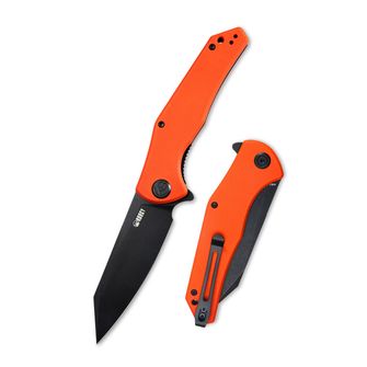 KUBEY Knife Flash, steel AUS 10, orange