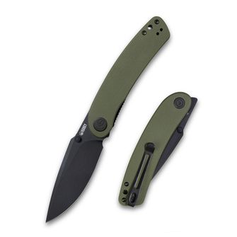 KUBEY Folding knife Momentum Green & Black (AUS-10)