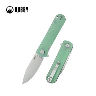 KUBEY Folding knife NEO Outdoor Jade G10