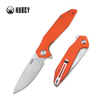KUBEY Folding knife Nova, steel D2, orange