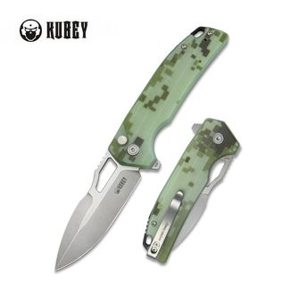 KUBEY RDF Pocket Knife - Camo G10