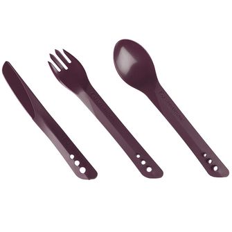 Lifeventure Plastic Cutlery Ellipse Cutlery Set, purple