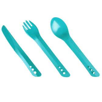 Lifeventure Plastic cutlery Ellipse Cutlery Set, teal