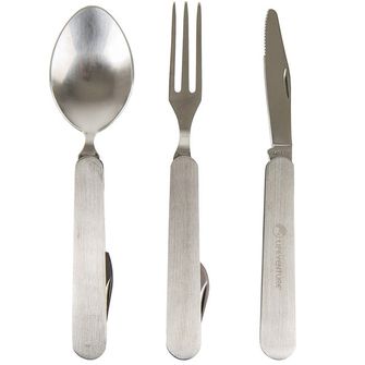 Lifeventure Folding Cutlery Knife Fork Spoon Set - Folding
