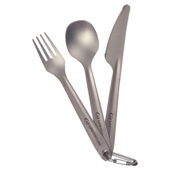 Lifeventure Titanium cutlery set