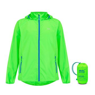 Mac in a Sac waterproof jacket Origin 2 UNI, neon green